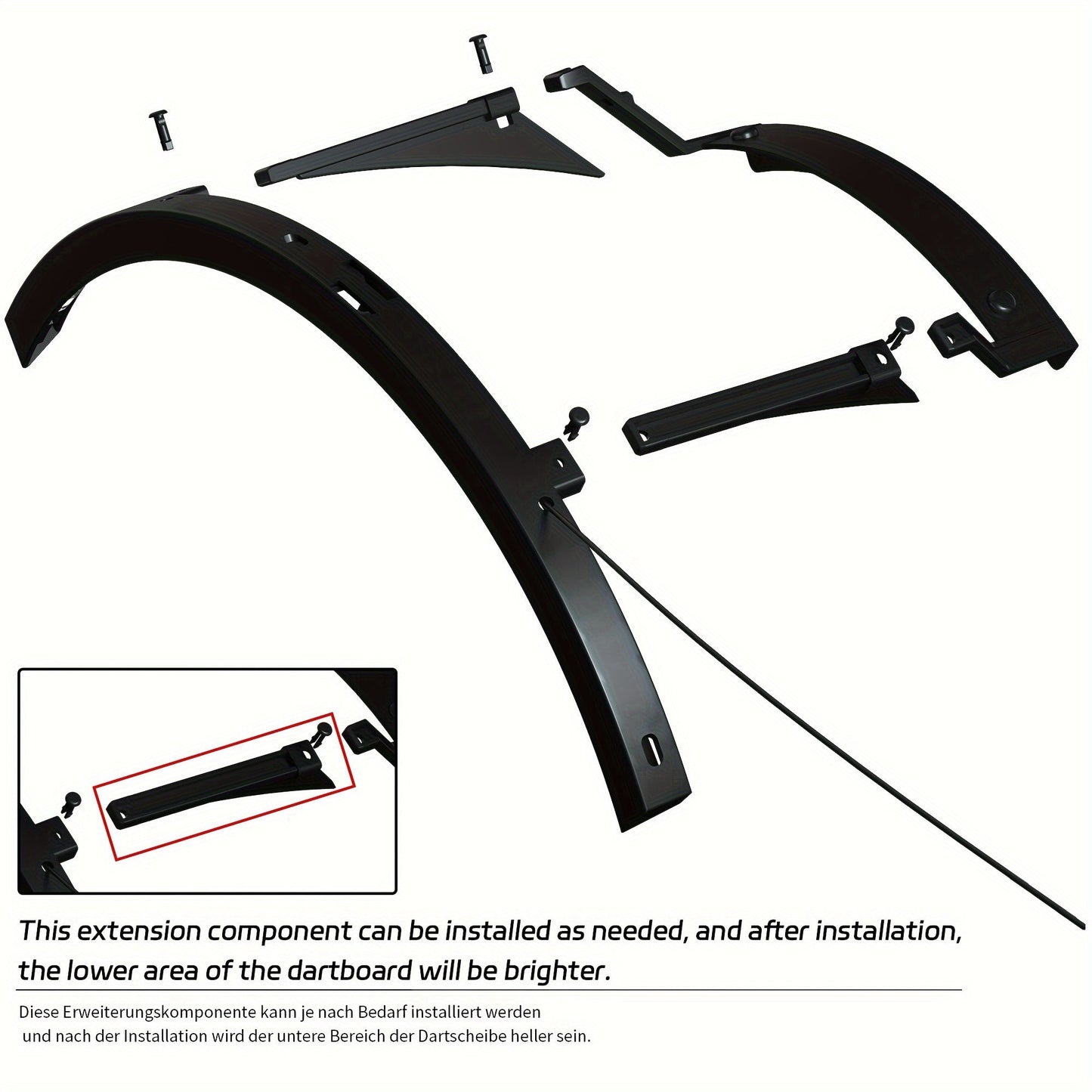 Dart Board Lighting Soft Head Game Accessory