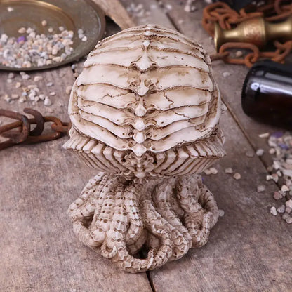 Mythological Resin Statue - Octopus Head Skull