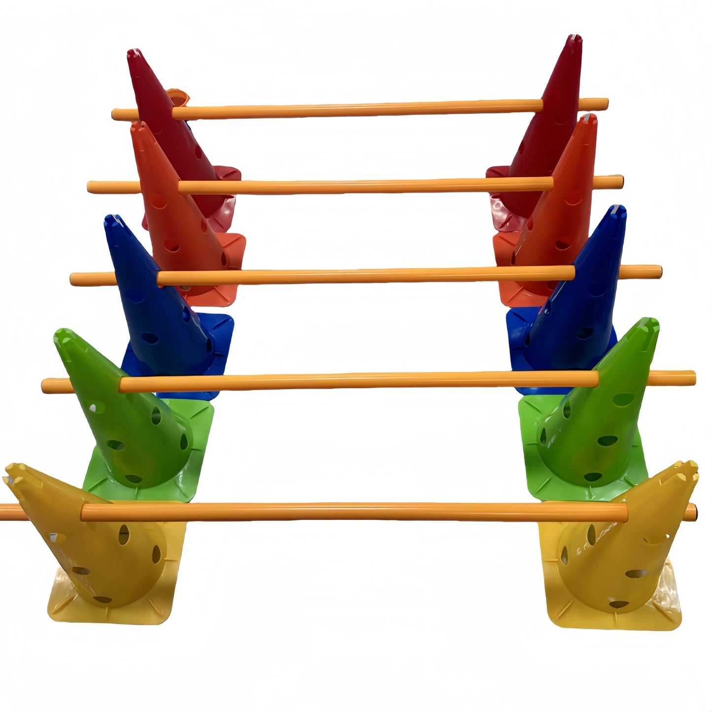 9-Piece Adjustable Soccer Training Hurdle Set