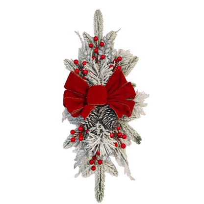 Crafted Christmas Charms: Unique Hand-Woven Wreaths