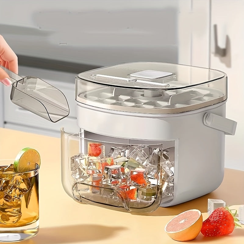 48-Grid Ice Cube Tray with Lid