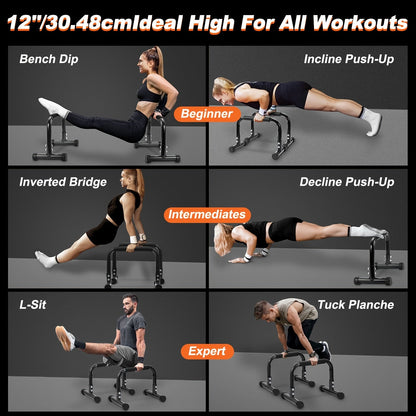 Push Up Bars Parallel Bars for Strength