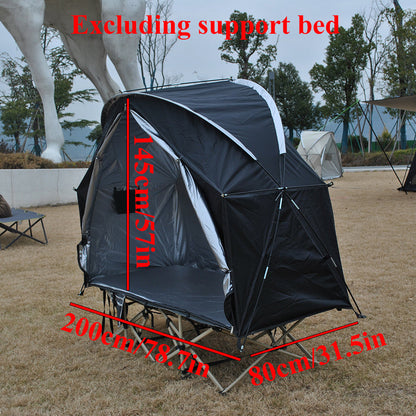 Single Military Cot Tent Insulated Outdoor Shelter