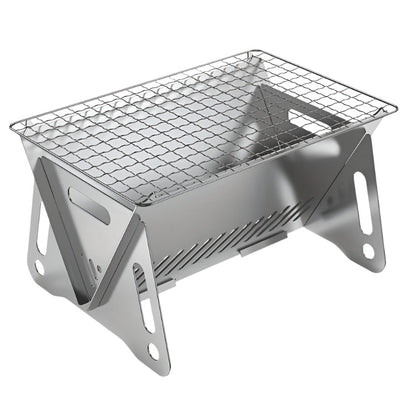 Ultra-Lightweight Outdoor Flat Fire Stove Stainless Steel Grill