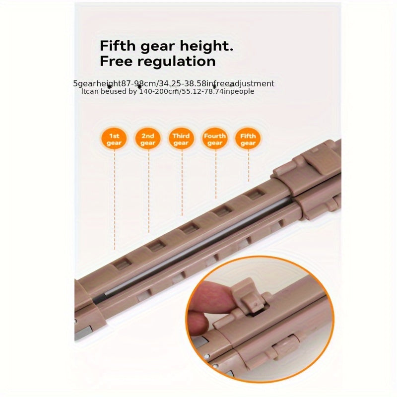 Portable Trekking Pole with Seat and Lock