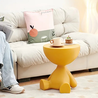 Legless Side Table - Ginger Color, 37x41cm