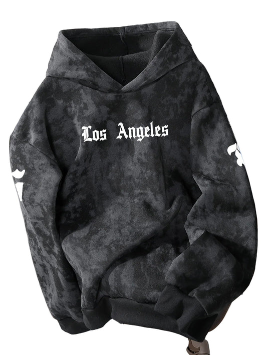 Camouflage Fleece-Lined Pullover Hoodie