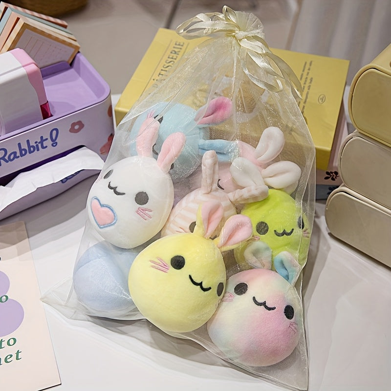 9-Piece Adorable Easter Rabbit Plush Dolls Set