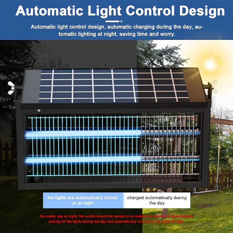 Solar Mosquito Lamp Outdoor USB Camping Garden Light