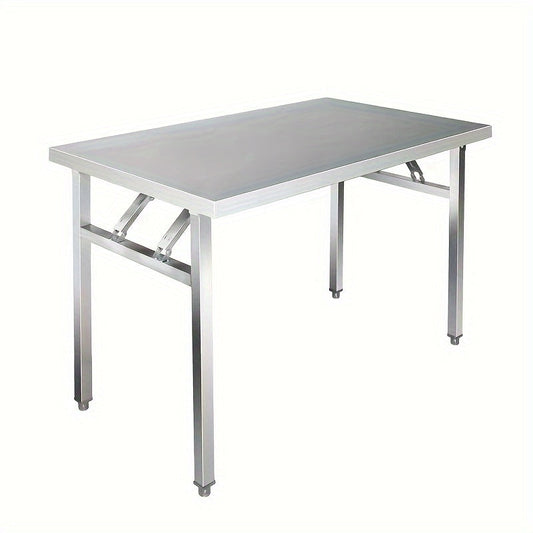 Folding Outdoor Stainless Steel Dining Table