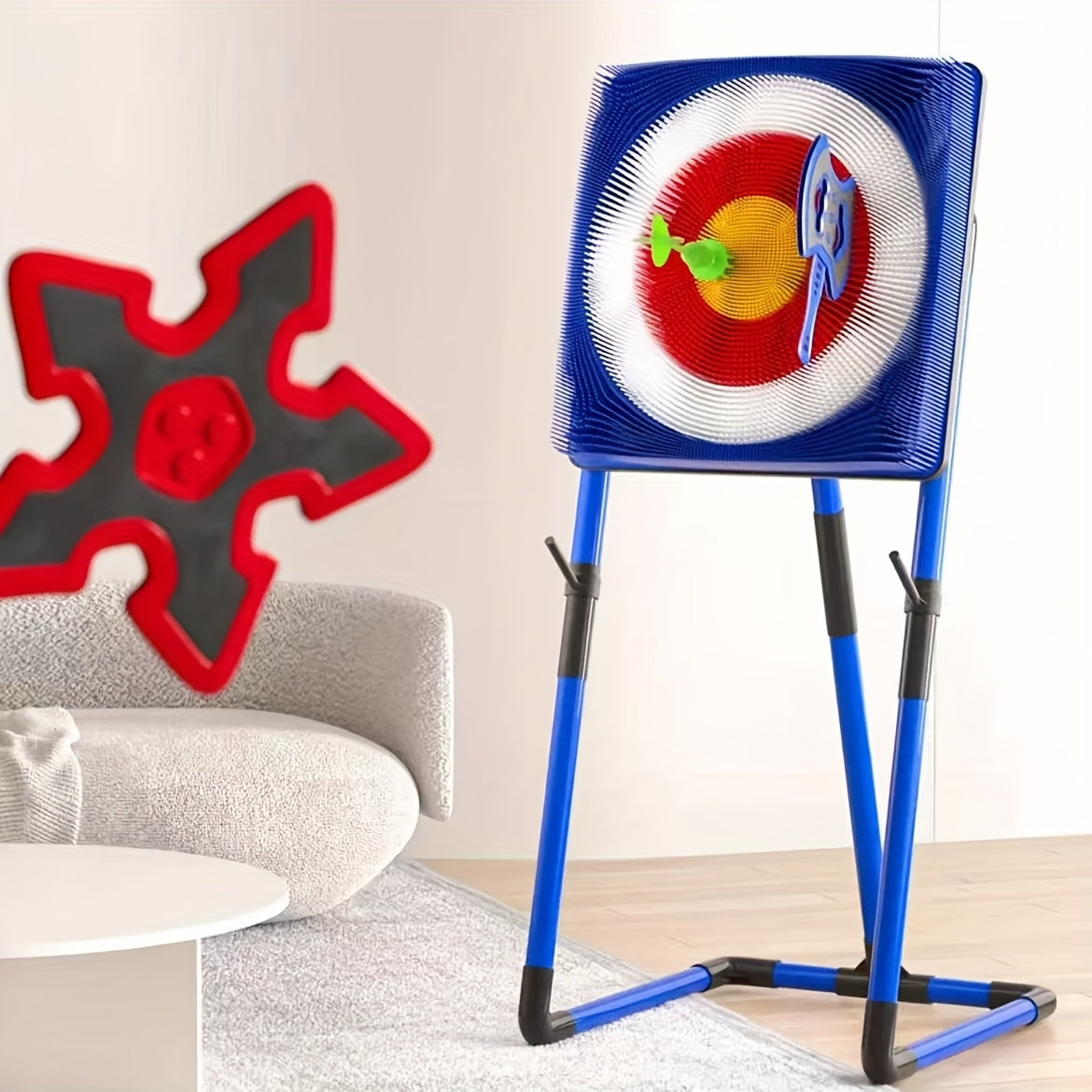 Throwing Spinning Axe Dart Target Outdoor Toy Set