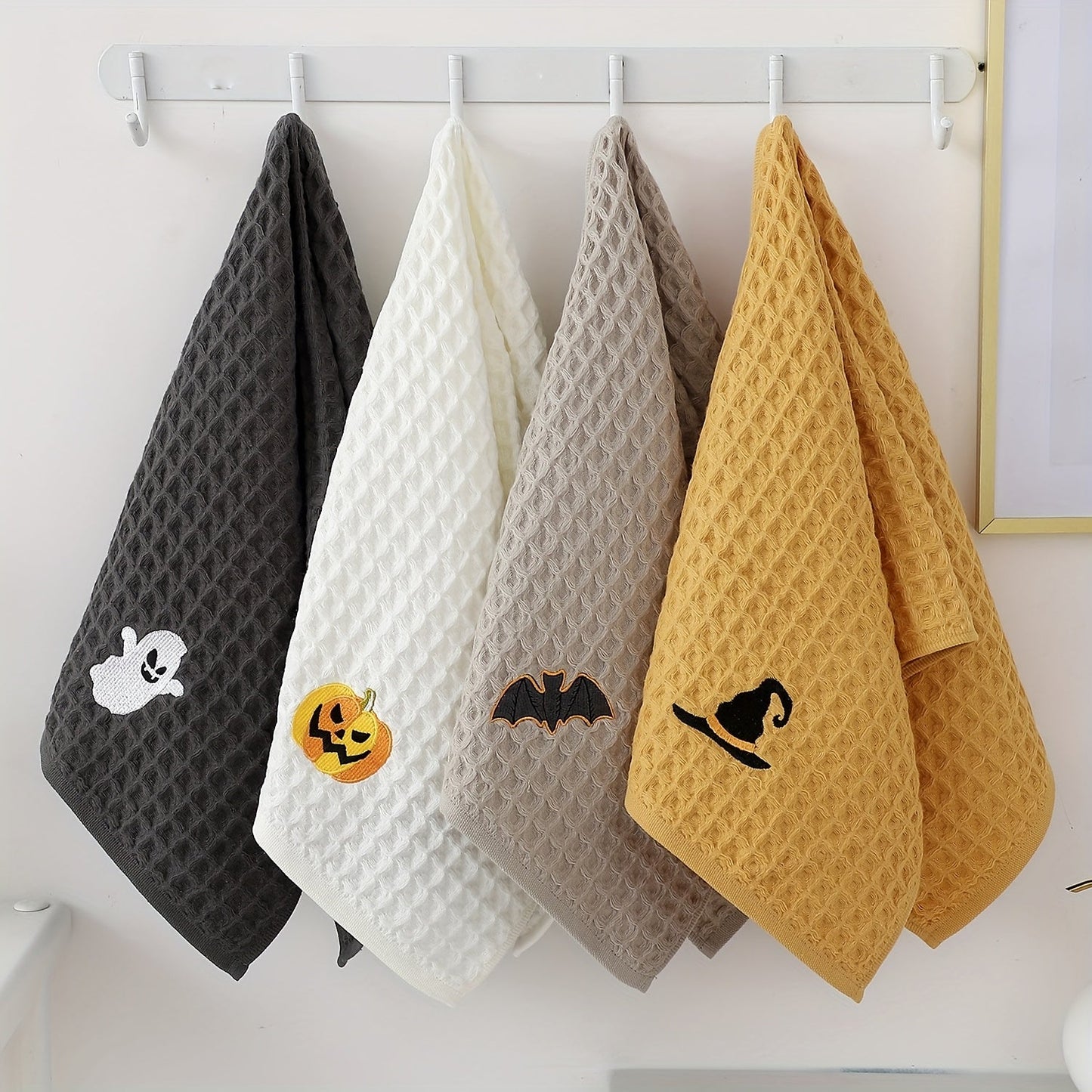 Halloween Cotton Towels Set (4-Pack)