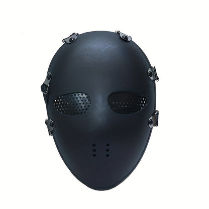 Full Face Tactical Skull Mask - (Black, Iron)