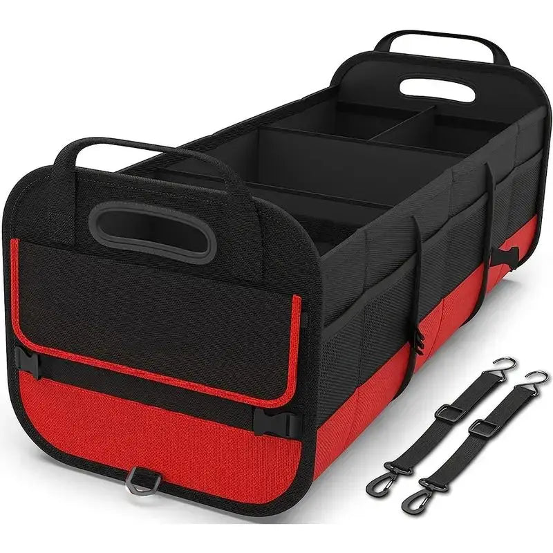 Universal Large Trunk Organizer 95L Collapsible Storage Bag Black