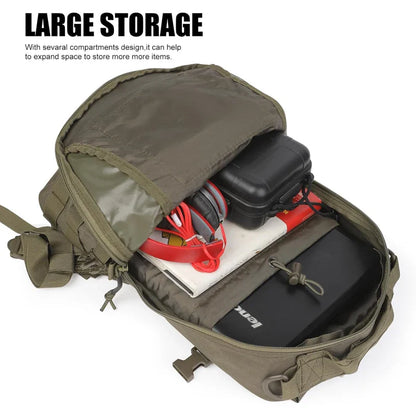 Waterproof Tactical Backpack Molle Rucksack Green
