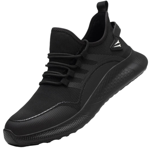 Black sneaker on a white background