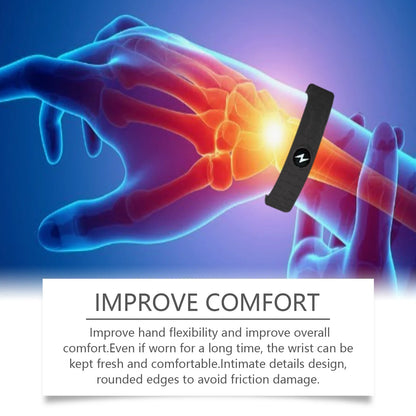 2pcs Energy Therapy Bracelets Circulation Support Black