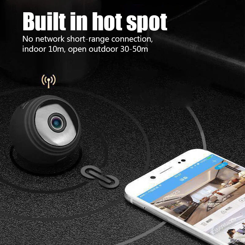 Mini WiFi Wireless Security Camera 1080P