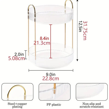 360° Rotating Skincare, Perfume & Beauty Organiser