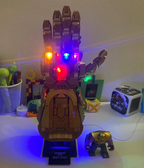 Led Compatible Bricks Thanos Right Hand