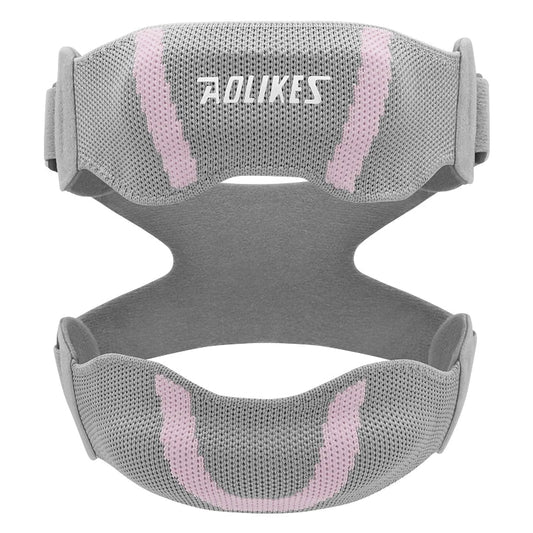Adjustable Patella Knee Support Strap Knee Brace Pink