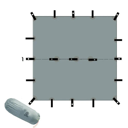 Ultralight Silicone Coated Nylon Camping Tent (Grey)