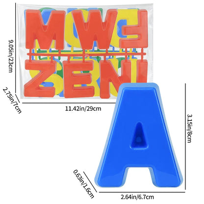 Alphabet Sand Molds Educational Beach Toys (26pcs)