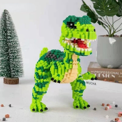 Dinosaur Building Block Toy (Green)