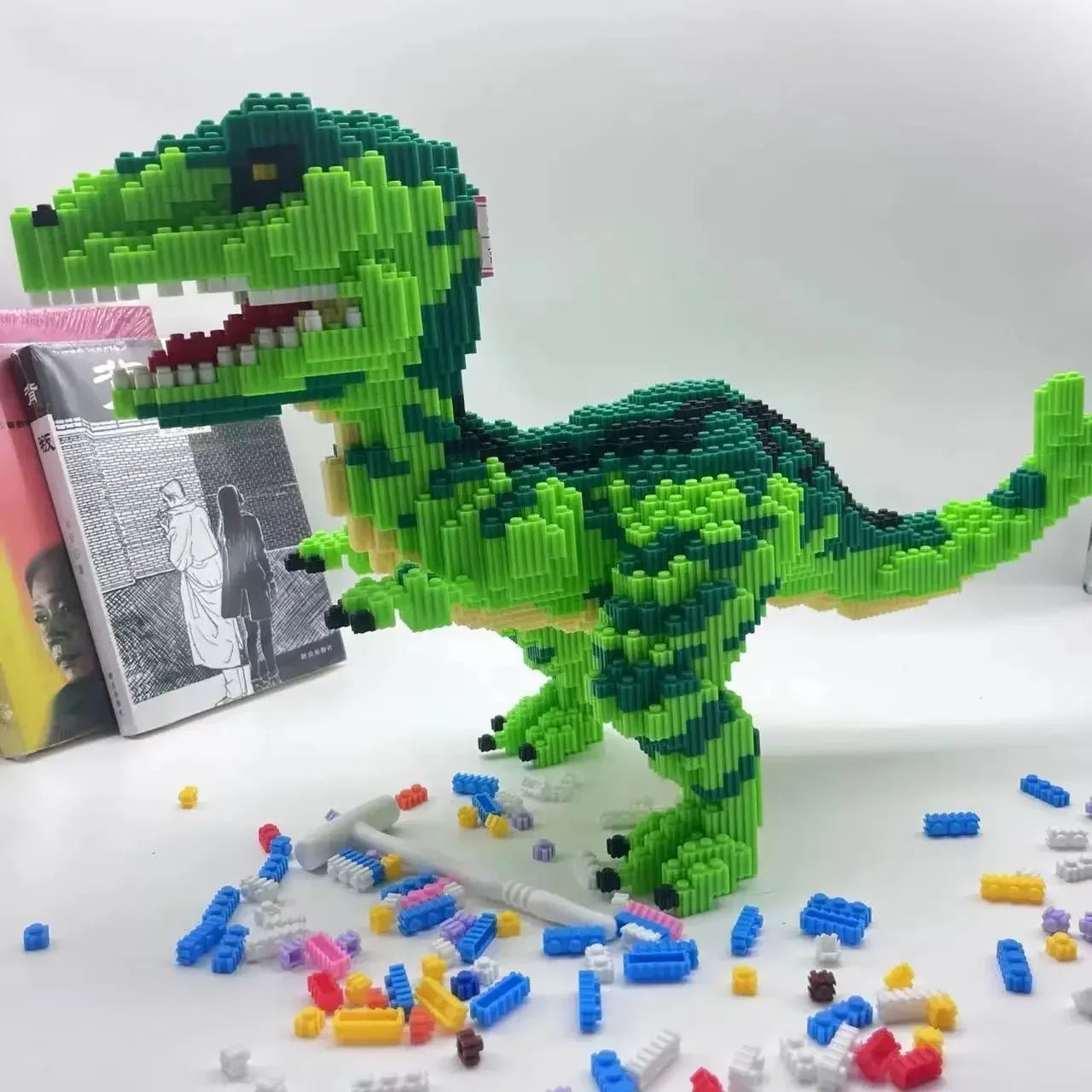 Dinosaur Building Block Toy (Green)