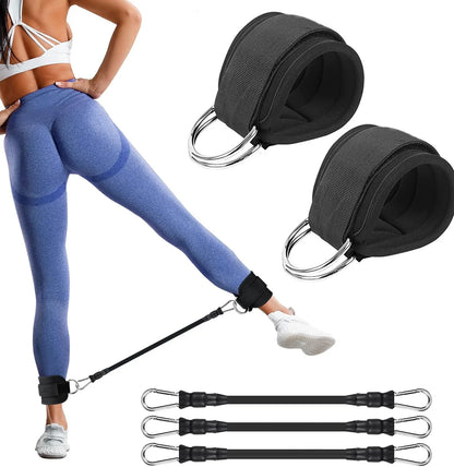 Ankle Resistance Bands Set for Leg and Butt Training
