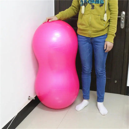 Anti-Burst Peanut Yoga Ball with Pump