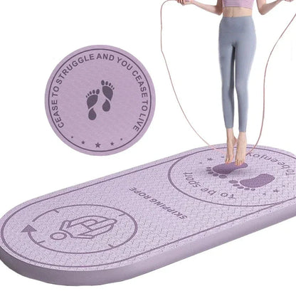 High-Density Anti-Noise Jump Rope Yoga Mat