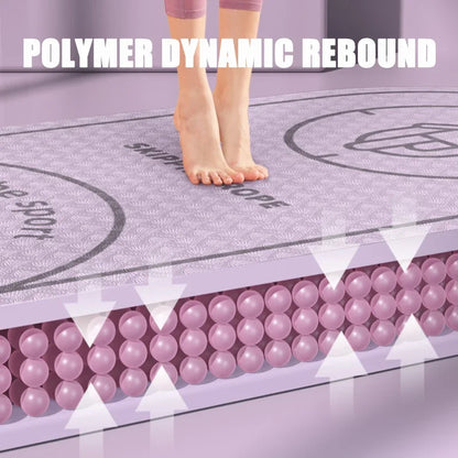High-Density Anti-Noise Jump Rope Yoga Mat