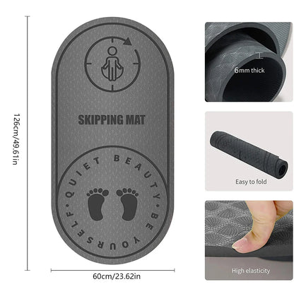 High-Density Anti-Noise Jump Rope Mat