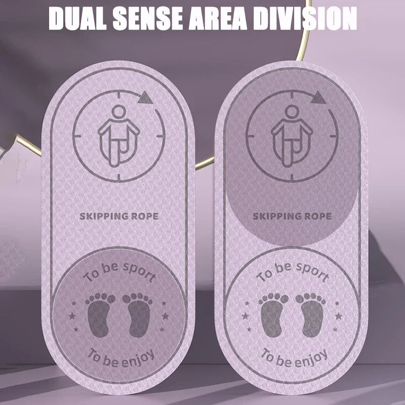 High-Density Anti-Noise Jump Rope Yoga Mat