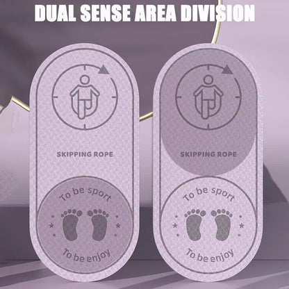 High-Density Anti-Noise Jump Rope Yoga Mat