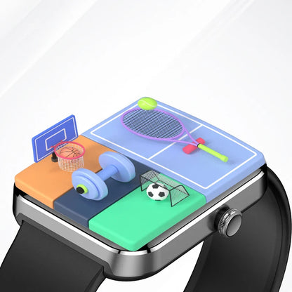 Fit G06 Smartwatch BT Calling Waterproof Fitness Tracker (Black)