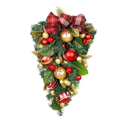 Artificial Pine Tree Christmas Wreath