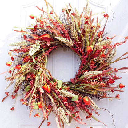 Wreath Harvest Garland Front Door Decor