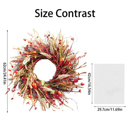 Wreath Harvest Garland Front Door Decor