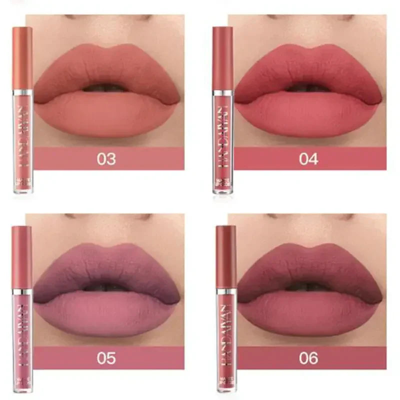 6-Piece Long-Lasting Waterproof matte Finish Lipsticks