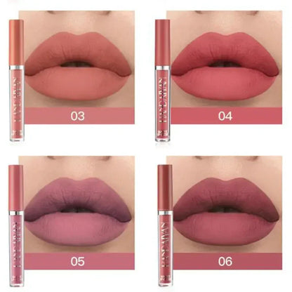 6-Piece Long-Lasting Waterproof matte Finish Lipsticks