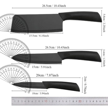 3-Piece Stainless Steel Kitchen Knife Set – Non-Slip Handle & Multipurpose Design