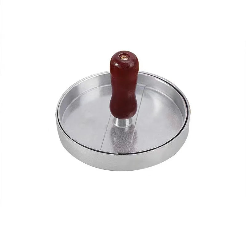 Non-Stick Burger Press – Red Aluminum Hamburger Patty Maker