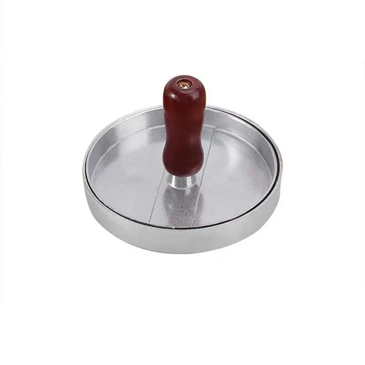 Non-Stick Burger Press – Red Aluminum Hamburger Patty Maker