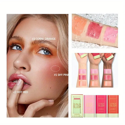 Hydrating Lip and Cheek Cream Stick - Your Natural Blush and Highlight Duo