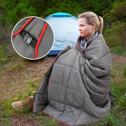 Portable Camping Quilt Travel Blanket for Outdoor Adventure