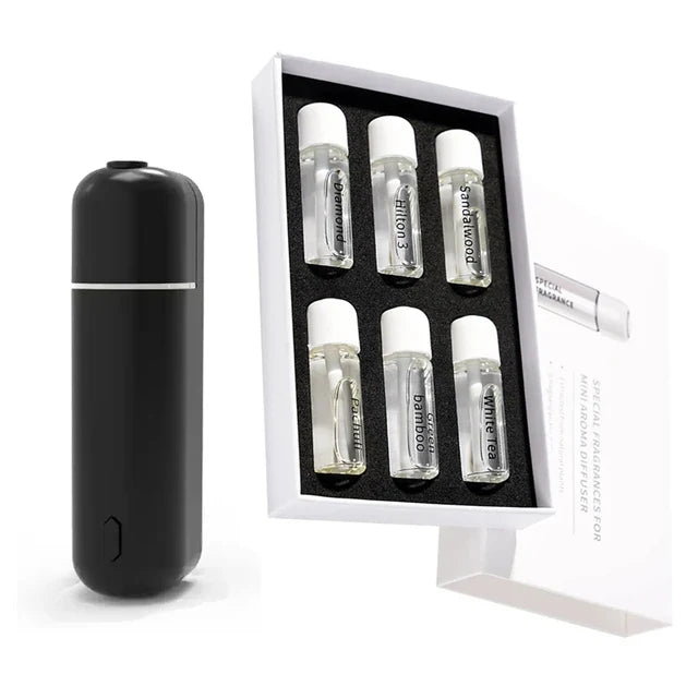 Mini USB Car Aroma Diffuser Scent Air Freshener