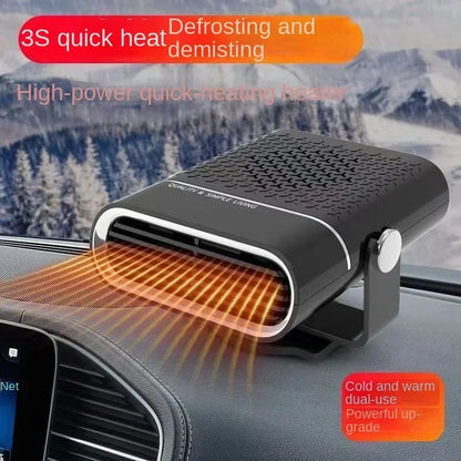 200W Portable Car Heater/Cooler Fan - 12V/24V Defroster