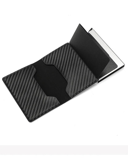 Carbon Fiber RFID Slim Wallet for Men